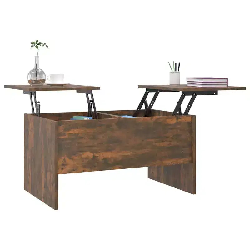 Tavolino Rovere Affumicato Legno Ingegnerizzato Medio