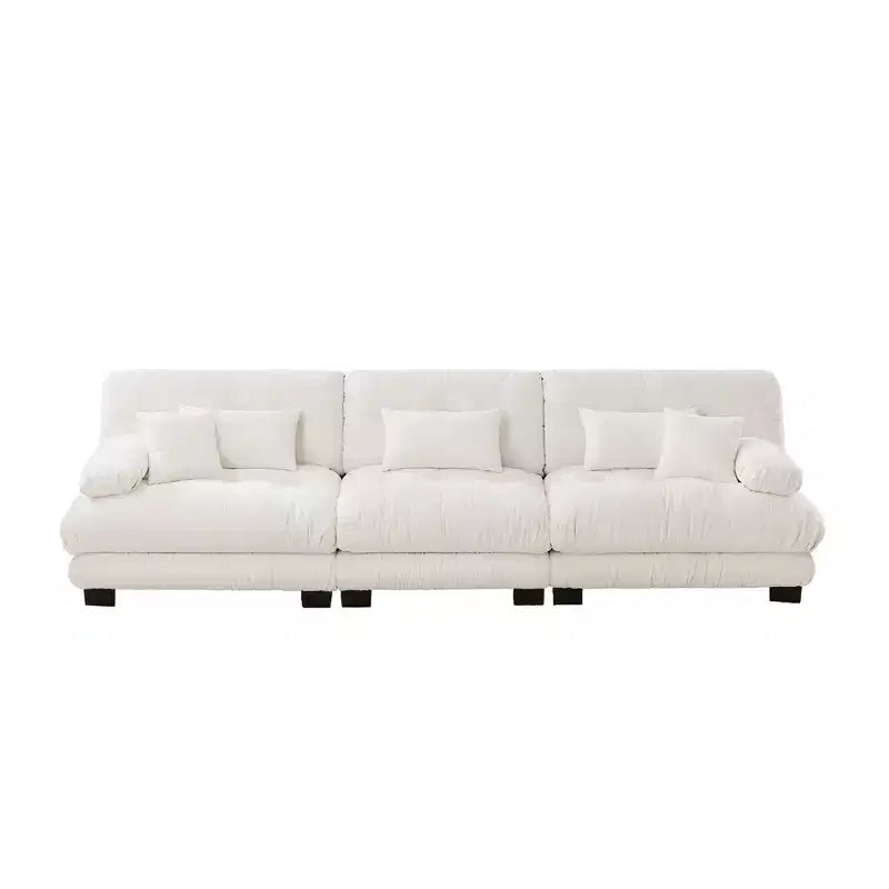 Divano Homy Casa Oversized Cloud con Cuscini Morbidi e Seduta Profonda, per Soggiorno o Sala Relax