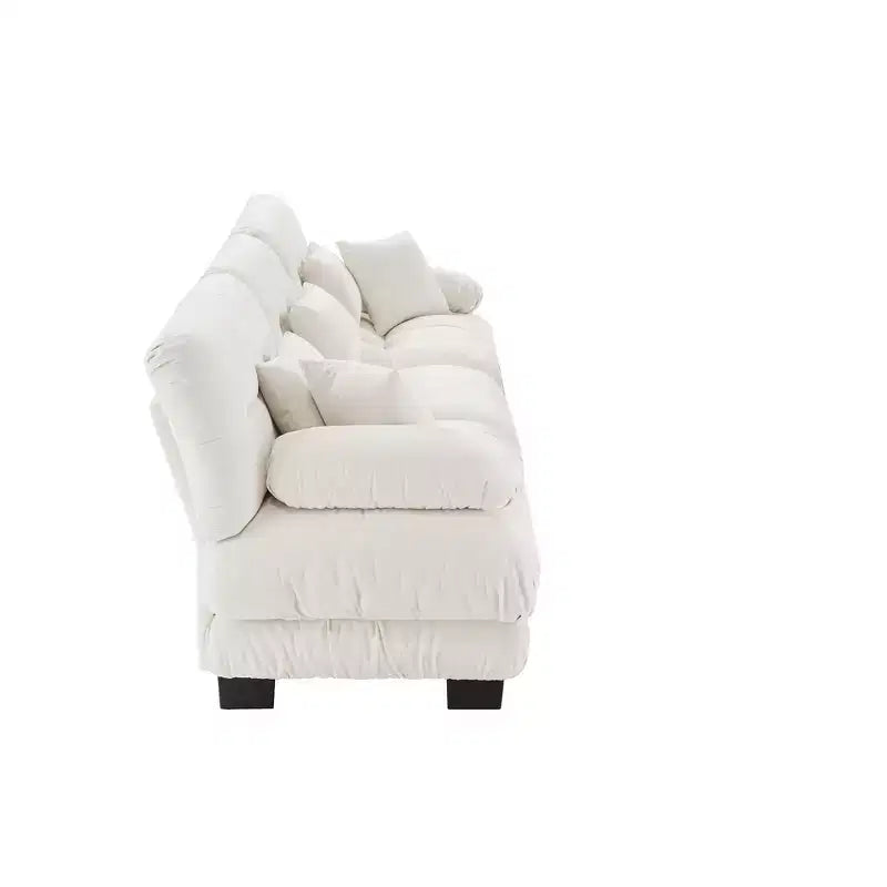 Divano Homy Casa Oversized Cloud con Cuscini Morbidi e Seduta Profonda, per Soggiorno o Sala Relax