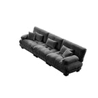 Divano Homy Casa Oversized Cloud con Cuscini Morbidi e Seduta Profonda, per Soggiorno o Sala Relax