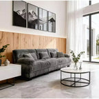 Divano Homy Casa Oversized Cloud con Cuscini Morbidi e Seduta Profonda, per Soggiorno o Sala Relax
