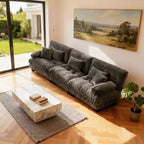 Divano Homy Casa Oversized Cloud con Cuscini Morbidi e Seduta Profonda, per Soggiorno o Sala Relax