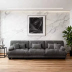 Homy Casa Oversized Cloud Sofa with Plush Cushions and Deep Seating Comfort, for Living Room or Family Lounge
