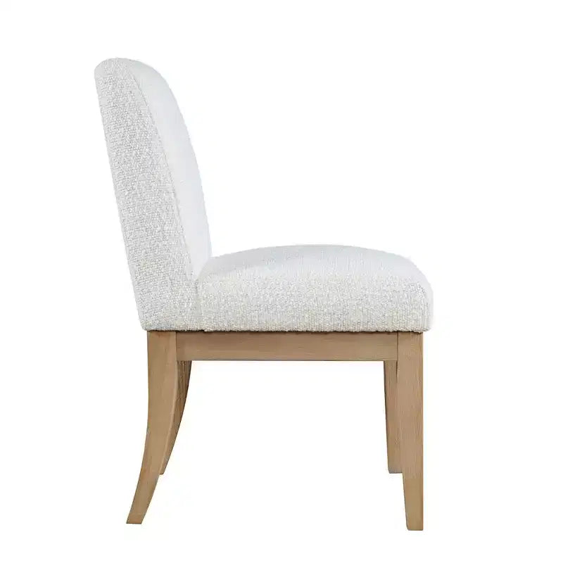 Jofran, Sedia da pranzo Parsons imbottita in legno massello rustico moderno Sequoia (set da 2)