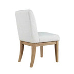 Jofran, Sedia da pranzo Parsons imbottita in legno massello rustico moderno Sequoia (set da 2)