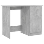 Scrivania Standard Rettangolare in Legno Ingegnerizzato Grigio Cemento