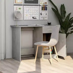 Scrivania Standard Rettangolare in Legno Ingegnerizzato Grigio Cemento