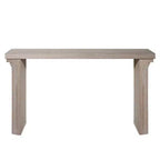 Okak 58IN Consolle Minimalista con Gambe Curve, Tavolo da Ingresso con Piano e Gambe Spessi, Tavolo da Ingresso per Soggiorno, Atrio
