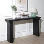 Okak 58IN Consolle Minimalista con Gambe Curve, Tavolo da Ingresso con Piano e Gambe Spessi, Tavolo da Ingresso per Soggiorno, Atrio