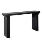 Okak 58IN Consolle Minimalista con Gambe Curve, Tavolo da Ingresso con Piano e Gambe Spessi, Tavolo da Ingresso per Soggiorno, Atrio