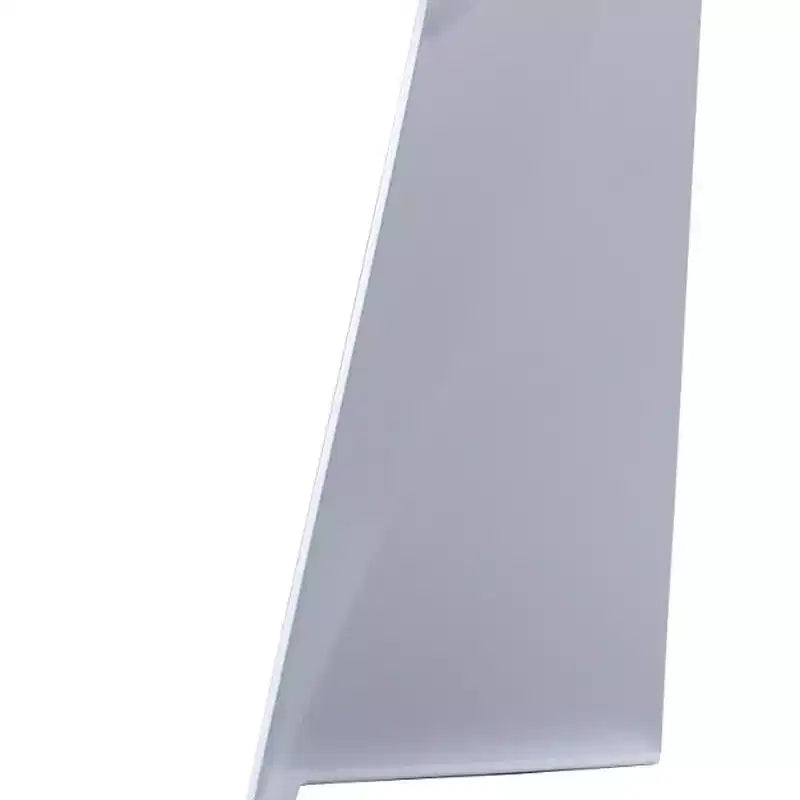 Tavolo da pranzo allungabile HomeRoots 63 con base a piedistallo con foglie autoriponenti in ceramica bianca e metallo