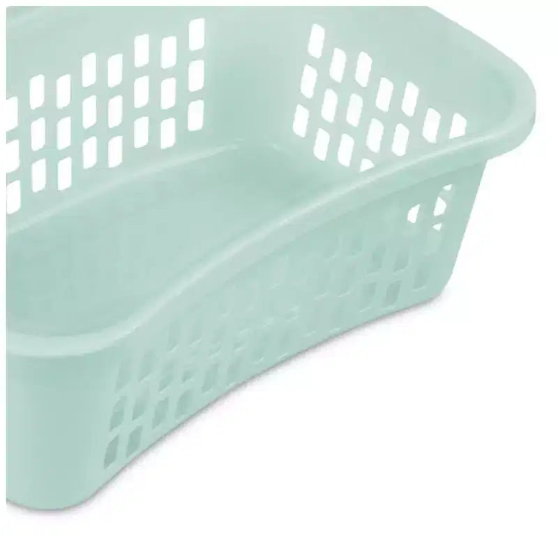 Cesta portabiancheria Sterilite HipHold, 1,5 Bushel, in plastica, color menta, confezione da 24 pezzi
