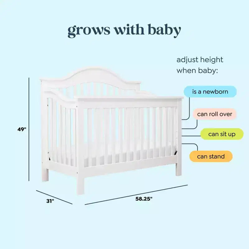 Culla convertibile 4-in-1 daVinci Jayden