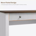 Scrivania da casa con scomparti, scrivania direzionale moderna da 54 pollici, scrivania in legno con cassetto portadocumenti per sala studio