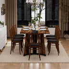 Tavolo da pranzo rettangolare Okak da 180 cm per 8 persone, tavolo da cucina impermeabile con gambe regolabili, tavolo da pranzo per cucina, ufficio