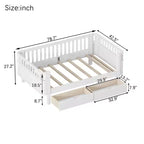 Whisen Letto a piattaforma singolo in legno moderno ed elegante con sponde per bambini e bambine