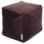 Majestic Home Goods,Cube Pouf Faux Suede
