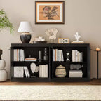 Mobile credenza a 4 ante, buffet contenitore moderno per sala da pranzo, soggiorno e ufficio, ampio spazio di archiviazione