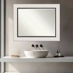 Specchio da parete per bagno Amanti Art Ellie con cornice smussata da mezzo pollice