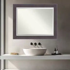 Specchio da parete per bagno Amanti Art Ellie con cornice smussata da mezzo pollice