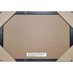 Specchio da parete per bagno Amanti Art Owen Gold non smussato con cornice in legno