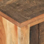 vidaXL Tavolino da caffè legno massello di recupero e legno massello di acacia, Colore naturale