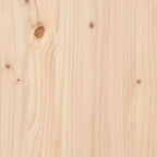 vidaXL Tavolini da caffè 2 pz Rotondi Tavolini da Divano da Salotto Legno massello di Pino - Bianco