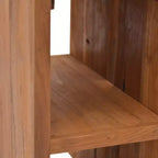 vidaXL Comodino in legno massello di teak naturale piccolo
