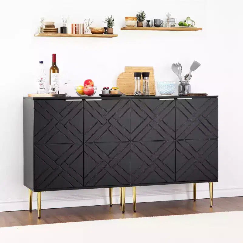 Credenza Contenitore 29 Mobili Moderni con 2 Ante (per Cucina/Sala da Pranzo/Soggiorno)