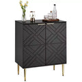 29 Sideboard Storage Cabinet  Modern Accent Buffet with 2 Doors (for Kitchen/Dining/Living Room)