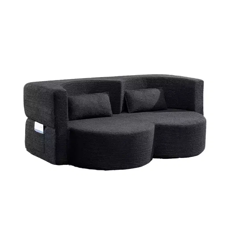 Divanetto pieghevole versatile Zeus e Ruta per soggiorno, ufficio, appartamento, dormitorio, camper e piccoli spazi