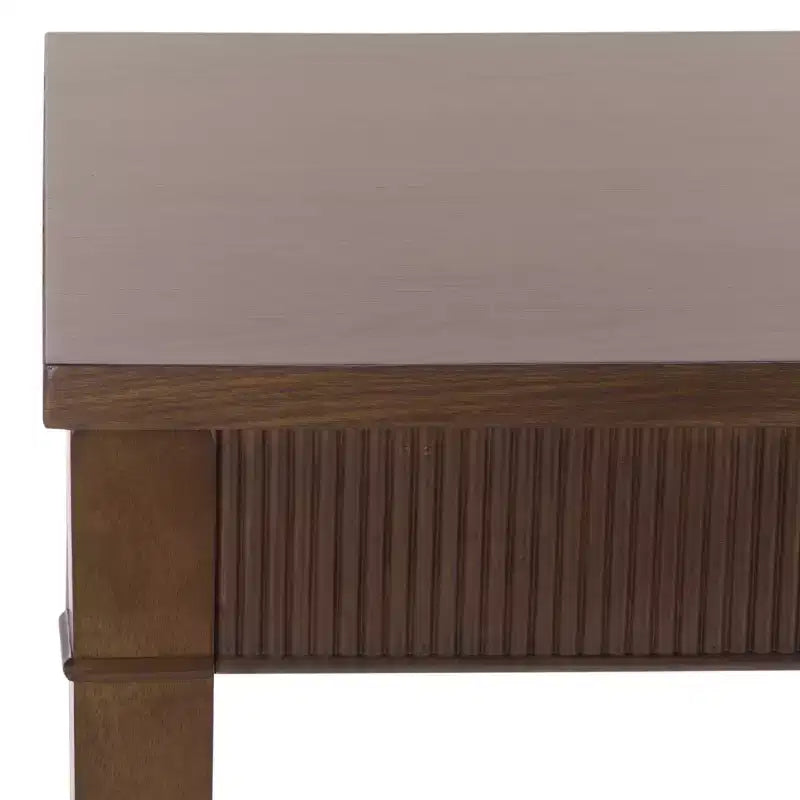 Scrivania con un cassetto Amila - Marrone scuro - SEI