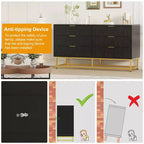 Comodini moderni Cassettiera in tessuto a 6 cassetti, Cassettiera compatta per camera da letto, Comodino stretto
