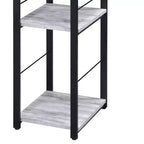 Scrivania da ufficio Okak 47IN dal design minimalista con 2 ripiani, scrivania con struttura in metallo rinforzato, scrivania per computer per camera da letto, soggiorno, studio