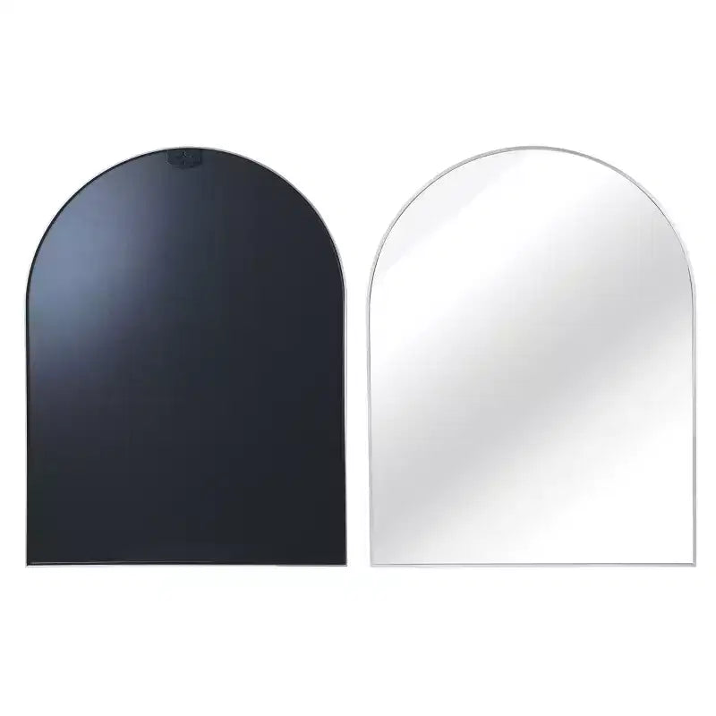 Specchio da bagno ad arco Okak 30X40 pollici con cornice in alluminio, specchio da parete ad alta riflessione, specchio ad arco per bagno, cabina armadio