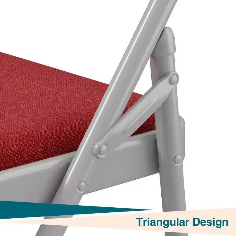 Sedie da pranzo pieghevoli, sedie commerciali portatili con gambe in metallo e piedini antiscivolo, sedie pieghevoli in lino per ufficio casa feste