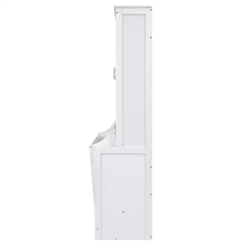 Letto a scomparsa Queen Size con ripiano portaoggetti, Letti a muro pieghevoli con mobile in legno Queen per camera degli ospiti ufficio domestico
