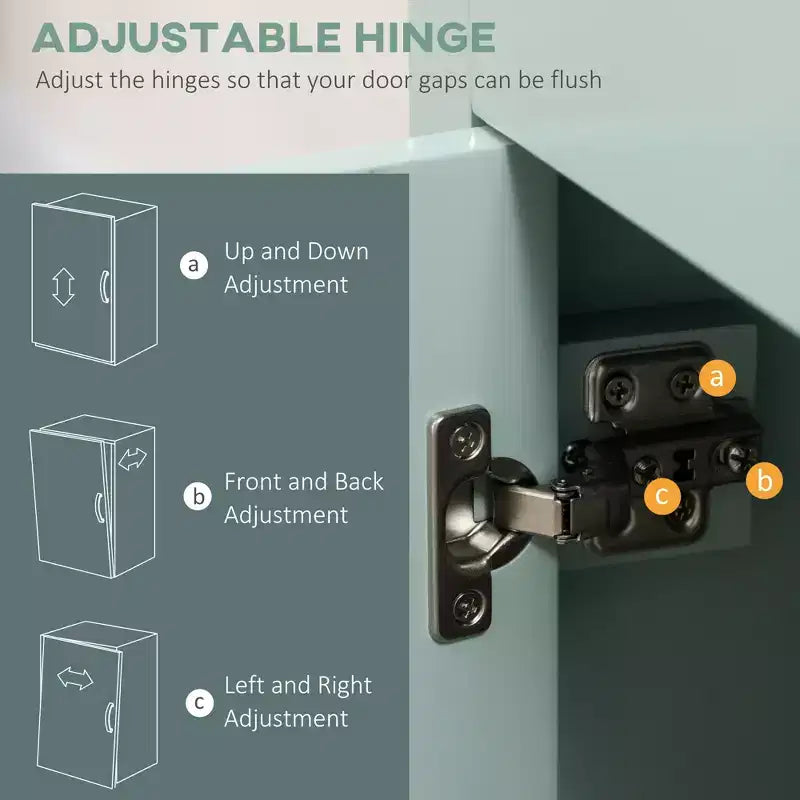 71 Dispensa a Parete, Credenza da Cucina con Alzata, Mobile Contenitore Moderno, Mobile per Microonde con Cassetti, Ante in Vetro e Ripiani Regolabili