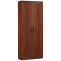 63 2-Door Kitchen Pantry, Freestanding Storage Cabinet with 5-tier Shelving and 2 Adjustable Shelves for Dining Room