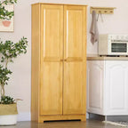 Mobile da Cucina Dispensa 67 Pinewood, Mobiletto Indipendente con Ante e Ripiani