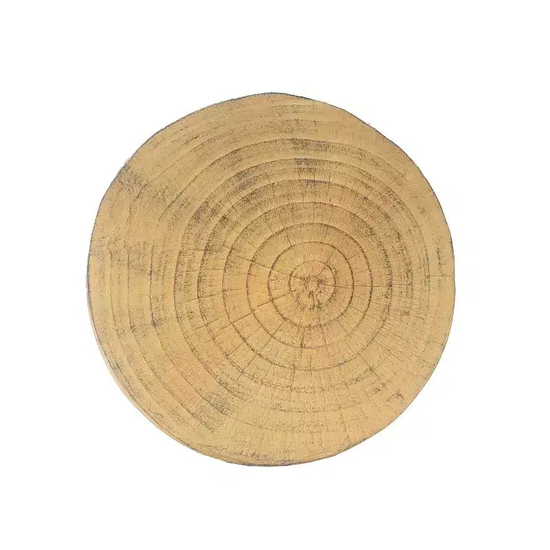 Homy Casa Tavolino in Legno Massello Naturale con Ripiano Aperto, Rovere Rustico