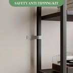 Libreria ad arco a 5 ripiani alta 179.8 cm, scaffale alto per CD/libri, organizer da ufficio, libreria moderna per camera da letto e soggiorno