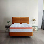 Materasso Okak a molle insacchettate, Materasso ibrido traspirante e antidolorifico, Materasso in memory foam per bambini e adulti