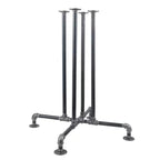 Pipe Decor Black Jack Bar Height Pipe Table Legs