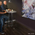 Gambe da Tavolo in Tubo Pipe Decor Black Jack, Altezza Bar