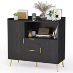Grande credenza da cucinaMobile credenza in stile rustico con 2 cassetti e 2 ante,