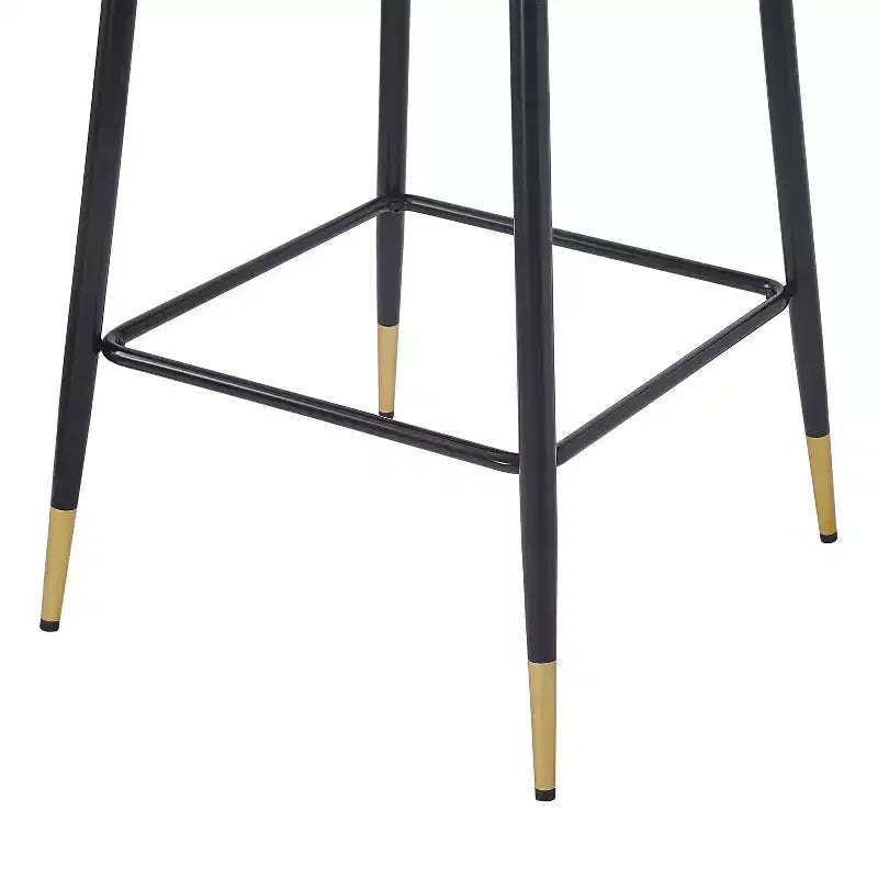 MAYEERTY Sedie da Pranzo Set da 2, Schienale in Rattan, Struttura in Metallo, Rivestimento in Bouclé per Soggiorno