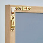 MAYEERTY Sedie da Pranzo Set da 2, Schienale in Rattan, Struttura in Metallo, Rivestimento in Bouclé per Soggiorno