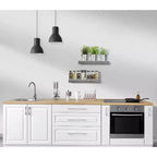 Sorbus Confezione da 2 Mensole Fluttuanti Rettangolari da 40 cm – per l'Arredamento della Casa per Esporre Trofei, Libri, Cornici e Altro Ancora