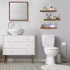 Sorbus Set da 3 Mensole Galleggianti da Parete Lunghe 40 cm per Camera da Letto, Arredo, Cucina, Soggiorno - per Trofei, Cornici, Libreria